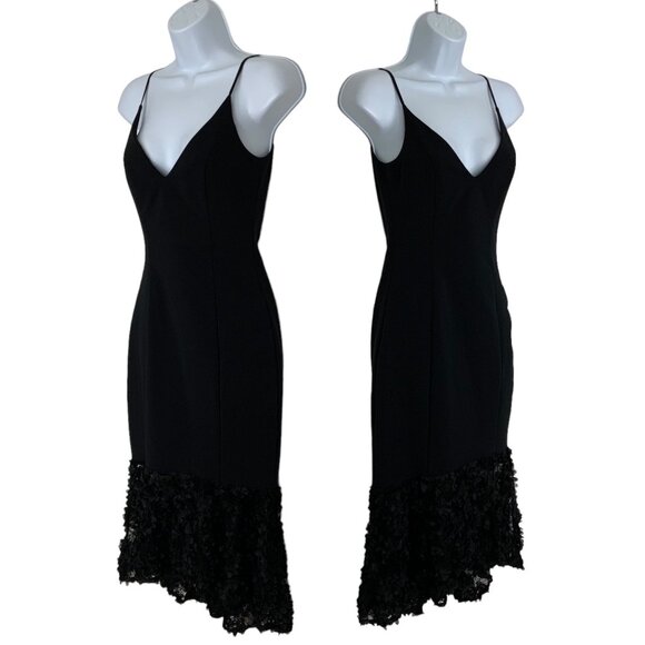 Maria Bianca Nero Slip Dress 2 Black Midi - Picture 2 of 12